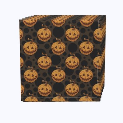 Halloween Pumpkin Smiles Beverage Napkins 18 pack 