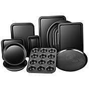 Infinity Merch Steel Nonstick Bakeware Sets in Black
