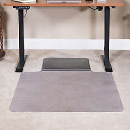 Emma + Oliver Ergonomic Sit or Stand Chair Mat with Hinged Cushioned Mat - Anti-Fatigue Mat