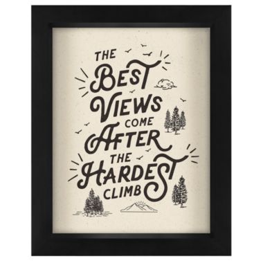 Americanflat Black Framed Shadow Box Sign Decor 'First I Drink The Coffee Then I Do The Things' Funny Sayings - 8" x 10". View a larger version of this product image.