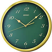 Seiko 12" Saito Wall Clock, Emerald