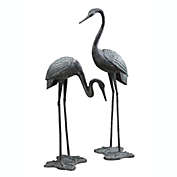 SPI Large Garden Crane Pair Bird Statues