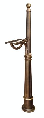 Special Lite Products SPK-600-BRZ Ashland Decorative Mailbox Post - Bronze
