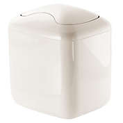 mDesign Mini Trash Can with Swing Lid for Bath Vanity