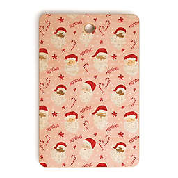Deny Designs Lathe & Quill Peppermint Santas Cutting Board Rectangle