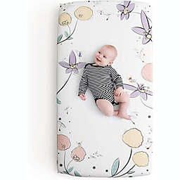 JumpOff Jo Fitted Crib Sheet - Cotton Crib Sheet for Standard Sized Crib Mattresses - Hypoallergenic and Breathable - 28 x 52 Inches - Fairy Blossoms