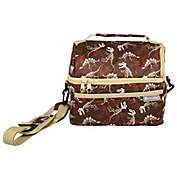 Laptop Lunches Insulated Durable Lunch Bag - Reusable Meal Tote With Handle and Pockets - Fossils
