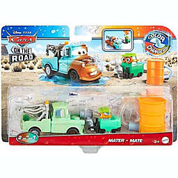 Disney Cars Toys Disney Cars Color Changers 2022 Cars On The Road Mater with Pitty 1 55 Scale