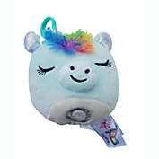 Scented Squishmallows Justice Exclusive Crystal the Unicorn Letter "O" Clip On Plush Toy