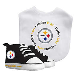 BabyFanatic 2 Piece Gift Set - NFL Pittsburgh Steelers - Officially Licensed Baby Apparel