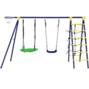 Costway Outdoor Kids 5-In-1 Swing Set