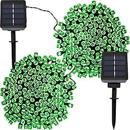 Sunnydaze LED Solar Powered String Lights, 200-Count LEDs