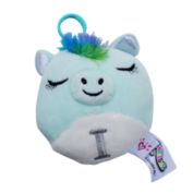 Scented Squishmallows Justice Exclusive Crystal the Unicorn Letter "I" Clip On Plush Toy