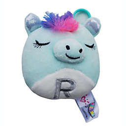 Scented Squishmallows Justice Exclusive Crystal the Unicorn Letter "R" Clip On Plush Toy