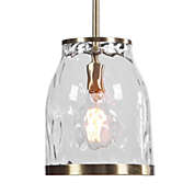 Contemporary Home Living 11" Clear Traditional Bell Shaped Hanging Pendant Ceiling Light Fixture