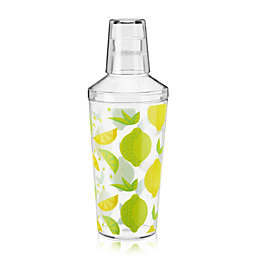 True 16oz Citrus Patterned Plastic Cocktail Shaker by True