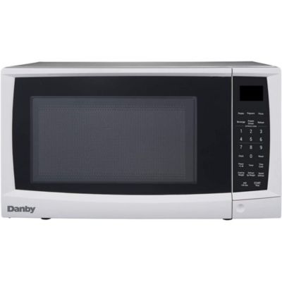 Danby 0.9 Cu. Ft. White Countertop Microwave