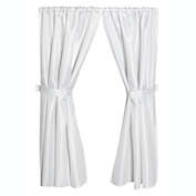 Carnation Home Fashions Polyester Fabric Window Curtain - 34" x 54" -  Grey