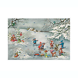 Korsch Advent Children playing with Gnomes - 5.75