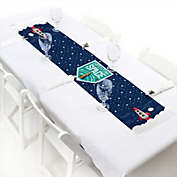 Big Dot of Happiness Blast Off to Outer Space - Petite Rocket Ship Baby Shower or Birthday Party Paper Table Runner - 12 x 60 inches
