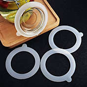 Eeekit 12 PCS White Silicone Ring Jar Replacement Gasket for Regular Canning Seal Airtight