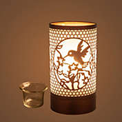 Peterson Artwares 7" Touch lamp/Oil burner/Wax warmer -  Copper  Hummingbird