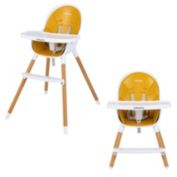 Gymax 4-in-1 Convertible Baby High Chair Infant Feeding Chair w/Adjustable Tray