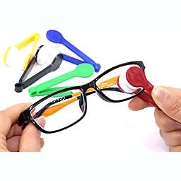 Family Owned Business 5 Pcs Mini Sunglass Cleaning   Eyeglass Cleaner Tool Microfiber Cleaner Soft Brush Glasses Cleaners Glasses Cleaner Tool Mini Microfiber Glasses Eyeglasses Cleaner (Colorful)