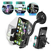 Insten Car Mount, Long Arm Univeral Windshield Car Phone Holder Cradle Compatible with iPhone 11 12 Mini Pro Max Xs Xr SE 2020 8 Plus, Galaxy Note 20 Ultra S10 + S10e S9 S9+ LG G6 & More