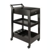 Winsome Contemporary Jeston Portable Entertainment Cart, Espresso