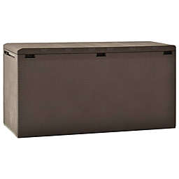 vidaXL Patio Storage Box Brown 44.9