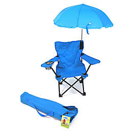 Beach Baby All-Season Umbrella Chair With Matching Shoulder Bag - Blue