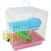 YML H157PK Dwarf Hamster, Mice Cage, with Accessories, Pink