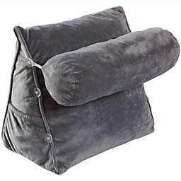 Cheer Collection Wedge Pillow with Detachable Bolster & Backrest