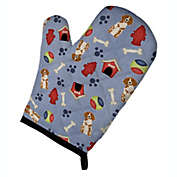 Caroline&#39;s Treasures Dog House Collection Brittany Spaniel Oven Mitt 8.5 x 12