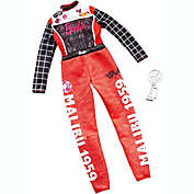 Barbie Clothes Career Outfit Doll, Racecar Driver Jumpsuit with Trophy, Gift for 3 to 8 Year Olds ​