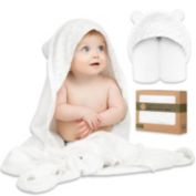 KeaBabies Baby Hooded Towel, Organic Baby Bath Towel, Baby Towels, Hooded Towel for Baby (KeaStory)
