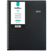 WallDeca 2022 Annual Weekly Planner, A4 Full Paper Size, Weekly & Monthly Planner, Jan 2022 - Dec 2022   Flexible Cover, Notes Pages, Twin-Wire Binding (A4 (2022))