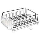 Alternate image 0 for mDesign Large Kitchen Dish Drying Rack / Drainboard, Swivel Spout
