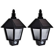 Home Life Boutique Solar Wall Lamp with Motion Sensor 2 pcs