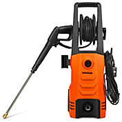 Slickblue 3500PSI Electric Pressure Washer with Wheels-Orange