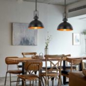 Stock Preferred Farmhouse Pendant Ceiling Light Black