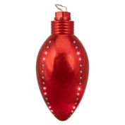Hofert 64 Red LED Ornament Micro Christmas Lights - 10" Clear Wire