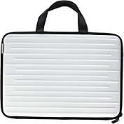 Trident - Laptop Case 13in Hard Shell Exterior White with Black Trim