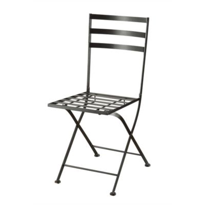4D Concepts Black metal chair (2pk)
