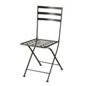 4D Concepts Black metal chair (2pk)