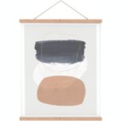 PosterMate Magnetic Poster Frame Hanger, Birchwood, Hang Canvas Print Artwork Wall (24-Inch)