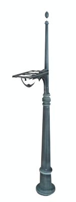 Special Lite Products SPK-600-VG Ashland Decorative Mailbox Post - Verde Green