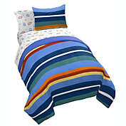 Saturday Park Vintage Stripe & Sports 100% Organic Cotton Bed Set