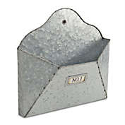 Contemporary Home Living 12" Gray Distressed Finish Wall Hanging Letter Box